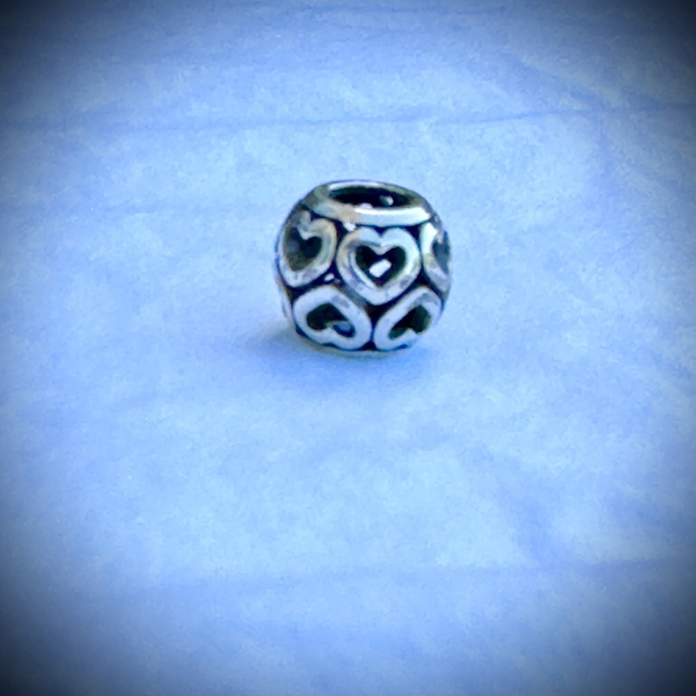 Brighton Open Heart spacer charm